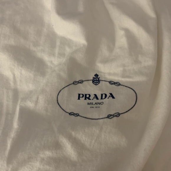 PRADA WHITE HOBO BAG BR3574 - Picture 4 of 11